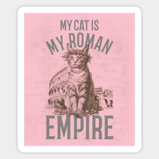 Roman Empire Ancient Rome Cat Lover Funny Cats Magnet